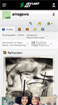 Mobile Screenshot of amagawa.deviantart.com