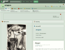 Tablet Screenshot of amagawa.deviantart.com