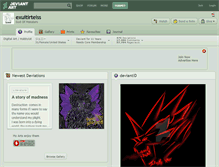 Tablet Screenshot of exuitirteiss.deviantart.com