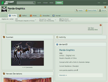 Tablet Screenshot of panda-graphics.deviantart.com