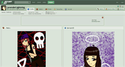 Desktop Screenshot of lavenderlightning.deviantart.com