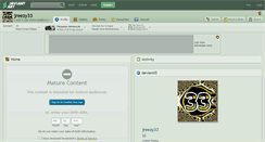 Desktop Screenshot of jreezy33.deviantart.com