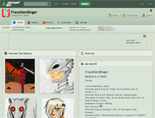 Tablet Screenshot of franznerdlinger.deviantart.com