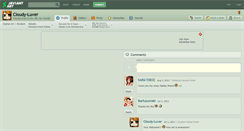 Desktop Screenshot of cloudy-luver.deviantart.com