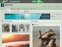 Tablet Screenshot of akirawrong.deviantart.com