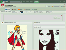 Tablet Screenshot of nyanyakoyo.deviantart.com