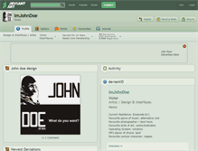 Tablet Screenshot of imjohndoe.deviantart.com