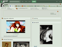 Tablet Screenshot of ftv97.deviantart.com