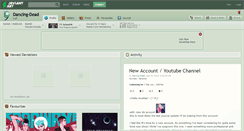 Desktop Screenshot of dancing-dead.deviantart.com