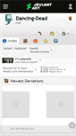 Mobile Screenshot of dancing-dead.deviantart.com