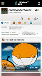 Mobile Screenshot of commanderhavoc.deviantart.com