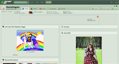 Desktop Screenshot of bunnydragoon.deviantart.com