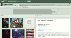 Desktop Screenshot of paladin12345678.deviantart.com