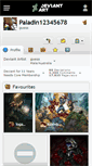 Mobile Screenshot of paladin12345678.deviantart.com
