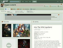 Tablet Screenshot of paladin12345678.deviantart.com