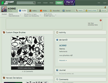 Tablet Screenshot of m3nn0.deviantart.com