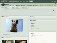 Tablet Screenshot of kitty--b.deviantart.com
