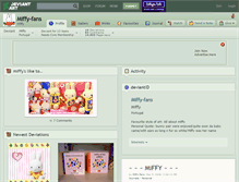 Tablet Screenshot of miffy-fans.deviantart.com