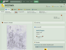 Tablet Screenshot of mehs2vegeta.deviantart.com