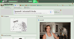 Desktop Screenshot of algizbluedragon.deviantart.com