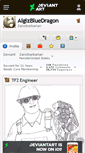 Mobile Screenshot of algizbluedragon.deviantart.com