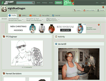Tablet Screenshot of algizbluedragon.deviantart.com