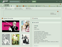 Tablet Screenshot of laruae.deviantart.com