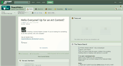 Desktop Screenshot of peaceweb.deviantart.com