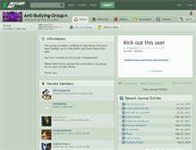 Tablet Screenshot of anti-bullying-group.deviantart.com