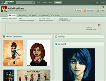 Tablet Screenshot of katiekreations.deviantart.com