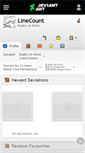 Mobile Screenshot of linecount.deviantart.com