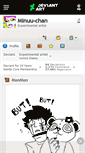Mobile Screenshot of minuu-chan.deviantart.com