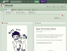 Tablet Screenshot of minuu-chan.deviantart.com