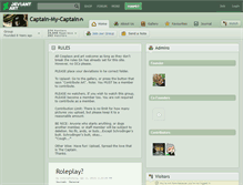 Tablet Screenshot of captain-my-captain.deviantart.com