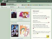 Tablet Screenshot of crowakiclub.deviantart.com