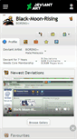 Mobile Screenshot of black-moon-rising.deviantart.com