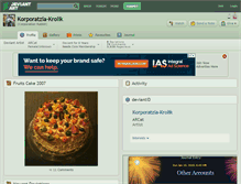 Tablet Screenshot of korporatzia-krolik.deviantart.com