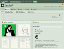 Tablet Screenshot of freya-angel.deviantart.com