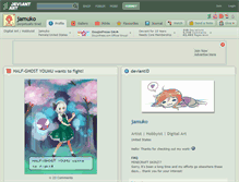 Tablet Screenshot of jamuko.deviantart.com