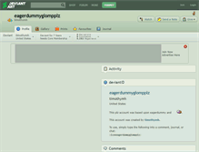 Tablet Screenshot of eagerdummyglompplz.deviantart.com