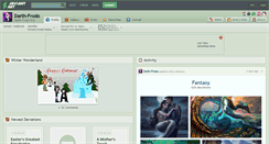 Desktop Screenshot of darth-frodo.deviantart.com