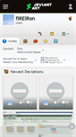 Mobile Screenshot of fireiron.deviantart.com