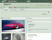 Tablet Screenshot of dhilipsomesh.deviantart.com
