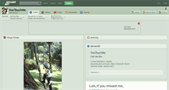 Desktop Screenshot of duntouchme.deviantart.com
