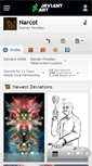 Mobile Screenshot of narcot.deviantart.com
