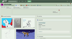 Desktop Screenshot of icefurthetiger.deviantart.com