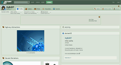 Desktop Screenshot of hybridt.deviantart.com