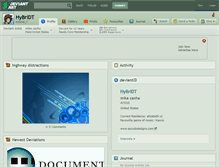 Tablet Screenshot of hybridt.deviantart.com