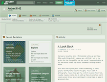 Tablet Screenshot of andres3142.deviantart.com
