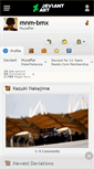 Mobile Screenshot of mnm-bmx.deviantart.com